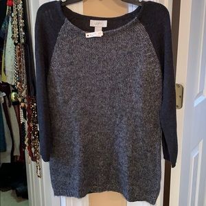 Loft Grey and Grey silver blend sweater
